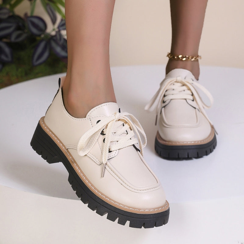 Vento Bianco Leather Loafers