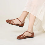 Callen Genuine Leather Flats