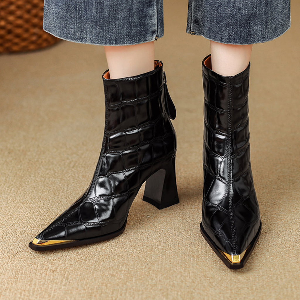 Caldrin Block-Heel Boot