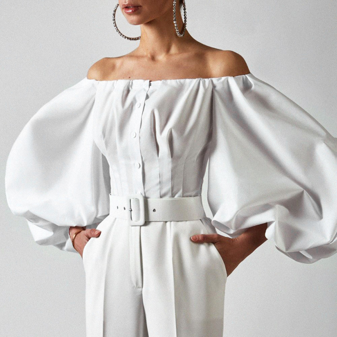 Loenne Buttoned Cotton Top