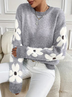 Daisy Drop Knit Sweater