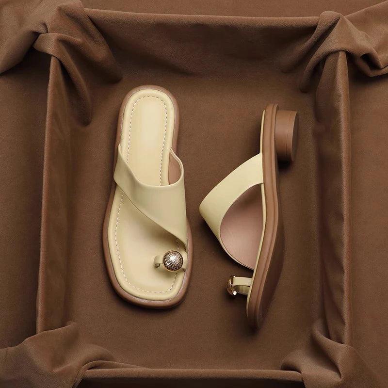 Daisy Leather Sandals