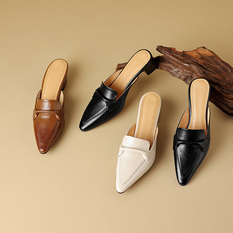 Cenara Leather Mules