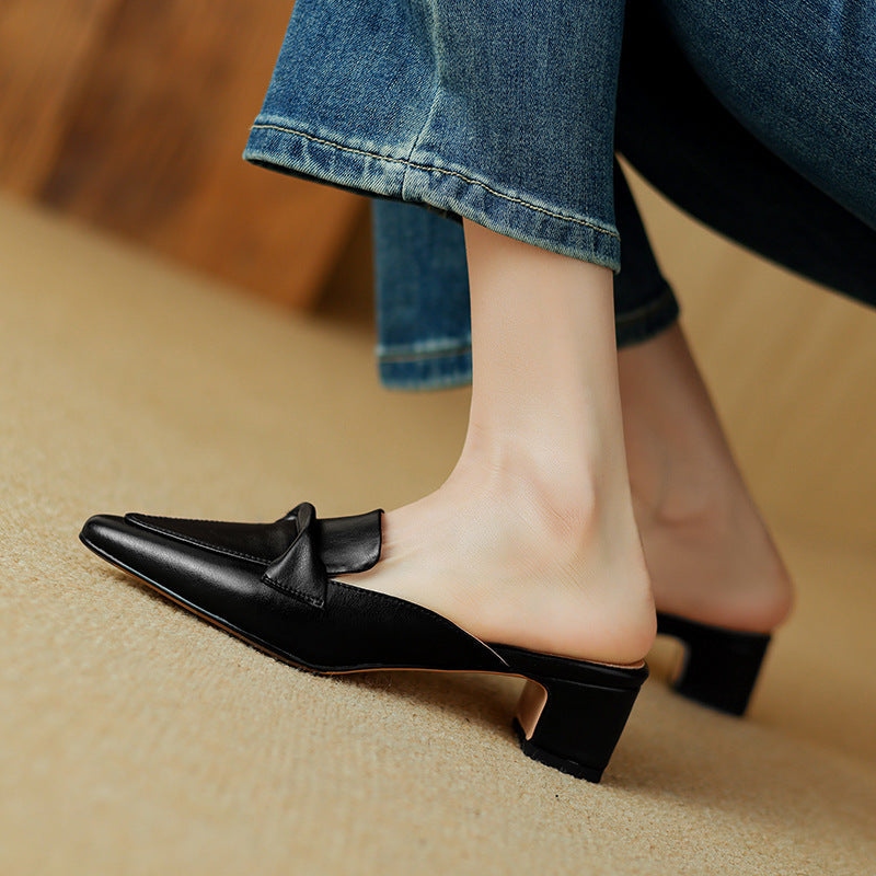 Cenara Leather Mules