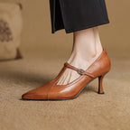 Lorena Genuine Leather Heels