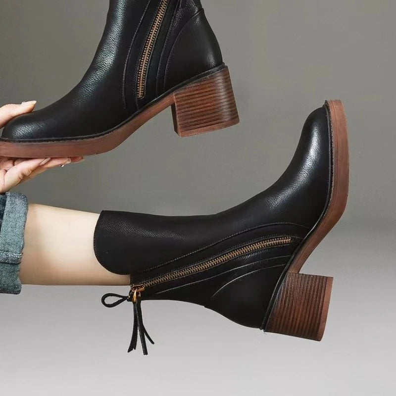 Marina Zip-Ankle Boot